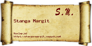 Stanga Margit névjegykártya